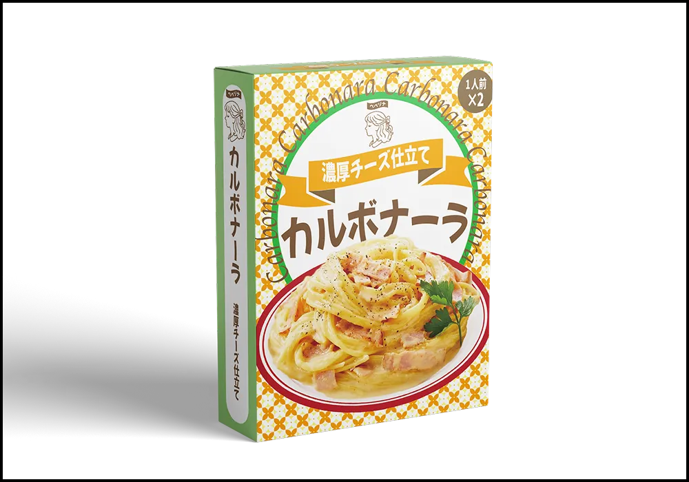 パスタソースのパッケージ３種の画像